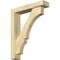 Ekena Millwork Balboa Block Rough Sawn Bracket w/ Offset Brace, Douglas Fir, 4"W x 18"D x 22"H BKT0402X18X22BOA05RDF - alternate 1